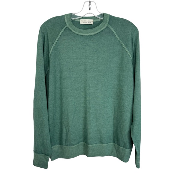 Filippo De Laurentiis Other - SOLD Filippo De Laurentiis Merino Raglan Crewneck Medium Green Made In Italy